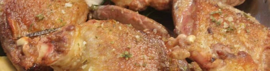 Petti di piccione rosolati in padella